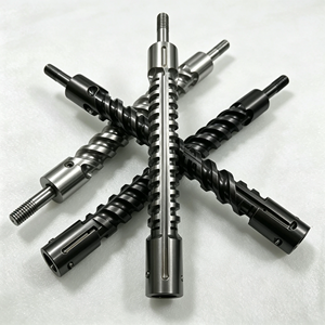 Factory OEM Non-standard Auger <b>Screw</b>, Precision CNC Machining Feed <b>Screw</b> Shaft for Extrusion Material Conveying Equipment - Product Image 1