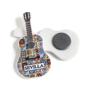 แม่เหล็กติดตู้เย็นลายท่องเที่ยวมายอร์กา เซบีญ่า แบบเรซิ่น ผลิตตามสั่ง (OEM/ODM) ของที่ระลึกกีตาร์สเปน - Product Image 3