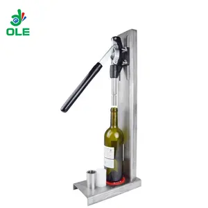 Stainless Steel Wine Bottle Corking Machine Manual Soft Cork Press Machine