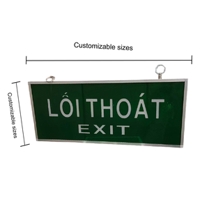 सुरक्षित निकासी चैनल आपातकालीन पैटर्न के साथ अनुकूलित नेतृत्व वाले आपातकालीन निकास साइन लाइट्स बाहर निकलने के लिए संकेत - Product Image 3