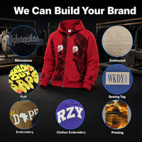 Sudadera Corta con Efecto Ácido LORISOW, Marca Privada para Hombre, 350GSM, Personalizable con Logotipo, Estilo Urbano
