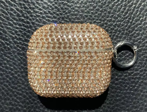 Champagne oro-con hebilla redonda