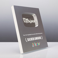 Trophée en métal personnalisé, plaque de récompense gravée au laser pour la reconnaissance d'entreprise et les événements sportifs