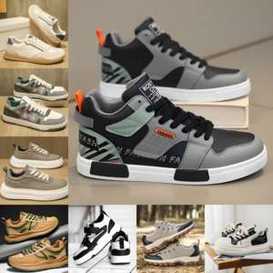 Chaussures décontractées en gros à prix réduit, design tendance, assortiment mixte pour hommes, chaussures de sport en stock, chaussures pour hommes - Product Image 2