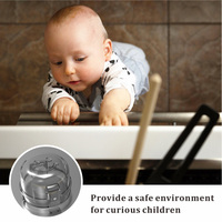Cache-boutons de cuisinière à gaz en plastique anti-salissure et anti-graisse pour la sécurité des enfants, durable, écologique, respirant, en forme de pomme, 2-4