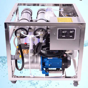 Dessalinisateur d'eau de mer pour bateau, équipement en acier inoxydable 304/316, système RO, purification de l'eau, petite taille, mobile - Product Image 3