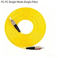 Kabel Patch Fiber Optik Indoor LC/SC/FC/ST APC/UPC SM 2.0mm/3.0mm G652D Konduktor Padat PVC Kuning Guangdong Cina OEM&ODM