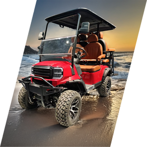 Batterie au lithium de luxe à grande vitesse Antique Protector Buggy Jeep Chariot de golf électrique simple - Product Image 3