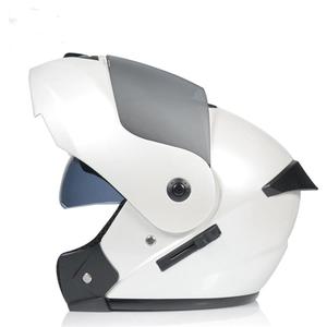 Casco moto Flip up per uomo Cross Country Full Face casco con visiere - Product Image 4