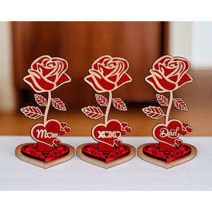 Juego de Adornos Colgantes para el Día de San Valentín DAMAI, Decoración Creativa para Colgar, Ambiente Romántico para Fiestas, Accesorios de Papel para Manualidades - Product Image 2