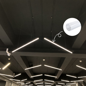 Tùy chỉnh <span class=keywords><strong>Polycarbonate</strong></span> Chụp đèn Opal và đen chất lượng cao nhựa ống tròn - Product Image 1