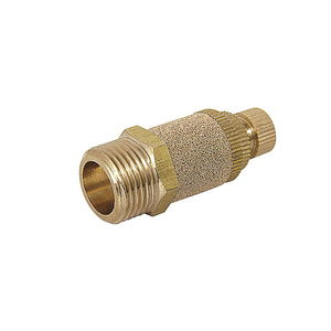 ตัวเก็บเสียงลม Xingyi Technology รุ่น G1/8 ทำจากทองเหลือง เกลียวภายนอก ลดเสียงรบกวน วาล์วโซลินอยด์ ช่องลมเข้า - Product Image 2