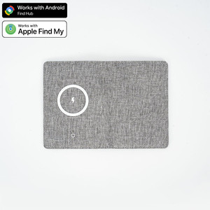 ที่ใส่พาสปอร์ตแบบไฮบริด ป้องกันการสูญหาย ได้รับการรับรอง MFi สำหรับ <span class=keywords><strong>IOS</strong></span> พร้อมระบบค้นหาตำแหน่งทั่วโลก และวัสดุหนัง - Product Image 2