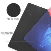 Tapis de souris de jeu personnalisé avec logo imprimé en couleur, base en caoutchouc antidérapante, tapis de bureau personnalisé pour la maison et le bureau