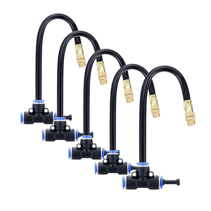 2024 Новая бесплатная Гибка 20 см 30 см медная насадка для тумана универсальная Распылительная насадка для сада патио - Product Image 1