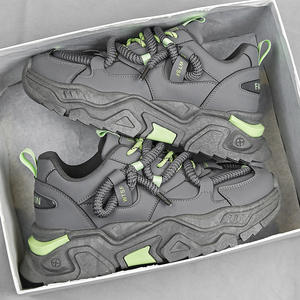 Zapatos de Hombre Estilo Dad 2025, Nuevos, Cómodos, de Cuero Artificial Transpirable, Antideslizantes, Siempre a la Moda, con Cordones y de Goma - Product Image 2