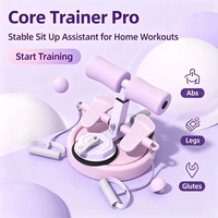 Appareil d'entraînement abdominal multifonctionnel avec ventouse, assistant pour crunches et corde de traction, pour le renforcement du tronc, équipement de fitness pour usage domestique