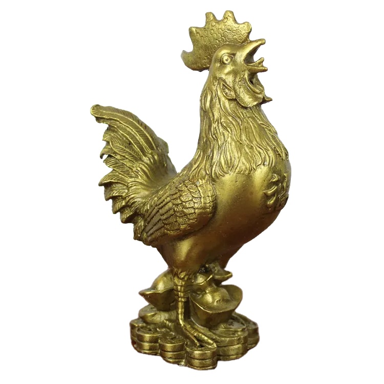 Pintoresco imagen de gallo llamativo