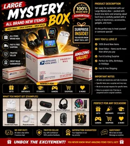 Caja Misteriosa de Electrónica COSMOVA al por Mayor, Amazon, TK, <span class=keywords><strong>Ebay</strong></span>, Electrónica de Consumo Aleatoria de Alta Calidad, <span class=keywords><strong>Reloj</strong></span> <span class=keywords><strong>Inteligente</strong></span> para <span class=keywords><strong>Hombre</strong></span>, Auriculares - Product Image 6