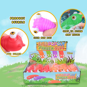 Popular Wholesale Customization Fidget <b>Toys</b> Kids OEM & ODM logo Printing Anti <b>Stress</b> Squishy <b>Toys</b> Eyes Pop-out Finger Slug - Product Image 5