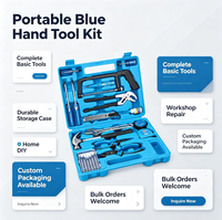 Kit de Herramientas Manuales Multiusos Duradero, Todo en Uno, en Caja de Almacenamiento para el Ensamblaje de Muebles en el Hogar
