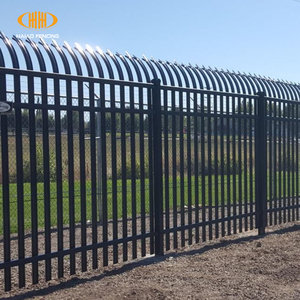 Valla Metálica de Acero Tipo Palisada, Fácil de Montar, Resistente, Estilo Europeo, con Puerta para Muro Perimetral, Venta al Por Mayor - Product Image 5