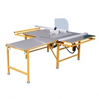 Nouvelle scie à table JT180S pour le travail du bois, scie de précision sans poussière, petite scie à table sur chariot spécialisée pour le travail du bois.