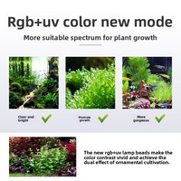 Lumière LED pour aquarium WeekAqua Wilcon série P, lumière pour plantes à spectre complet WRGBUV avec contrôle par application