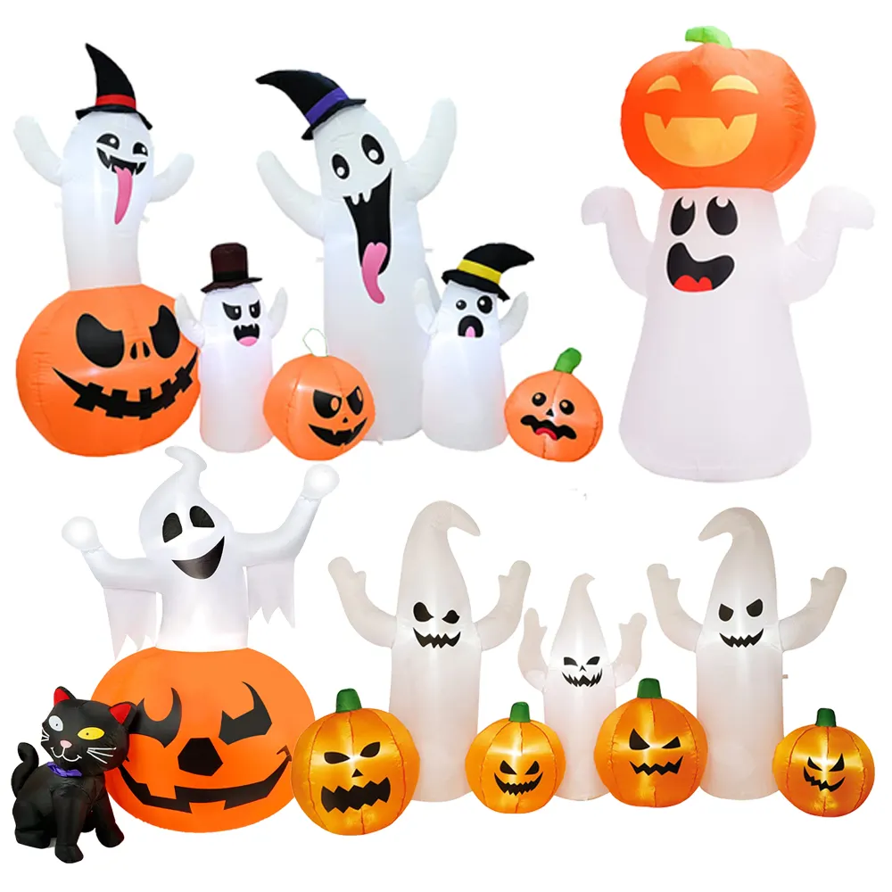 On sale Inflatable Newest Decor Halloween Pumpkin Ghost Advertising Inflatable for Halloween day
