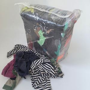 Paños de limpieza de camisetas de colores que ahorran tiempo, 100% algodón, 10 kg por bolsa, paños de limpieza. - Product Image 1