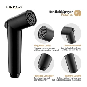 Набор для биде с черным угловым клапаном - Product Image 3