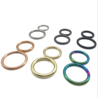 O cincin logam Multi warna logam O cincin logam O cincin untuk aksesori Bagian tas