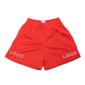 OEM ODM Sublimation Plain Polyester Street Wear 5 Inch Inseam Plus Size Gym Blank Basketball Custom Mesh Men'S Shorts