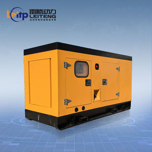 Leiteng 50kW Hocheffizienter Gelber Schallgedämmter Einphasiger ATS-Dieselgenerator für Außenbereich und Baustellen mit Fernbedienung - Product Image 2