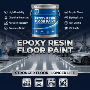 Pintura Líquida para Pisos de Resina con Arena Coloreada, Recubrimiento Autonivelante con Efecto Mármol, Resistente al Desgaste, para Pisos de Concreto - Product Image 2