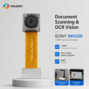 โมดูลกล้อง OEM 13MP IMX258 MIPI CSI ความละเอียด 4224x3192 30fps พร้อมสาย FPC แบบยืดหยุ่นสำหรับการประมวลผลภาพแบบฝังตัวตามความต้องการ - Product Image 1