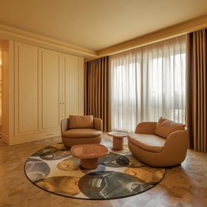 ชุดเฟอร์นิเจอร์ห้องนอนครบชุด ดีไซน์หรูหราทันสมัย ทำจากไม้ ขนาดคิงไซส์ สำหรับโรงแรมดีไซน์เนอร์สไตล์เมือง - Product Image 3