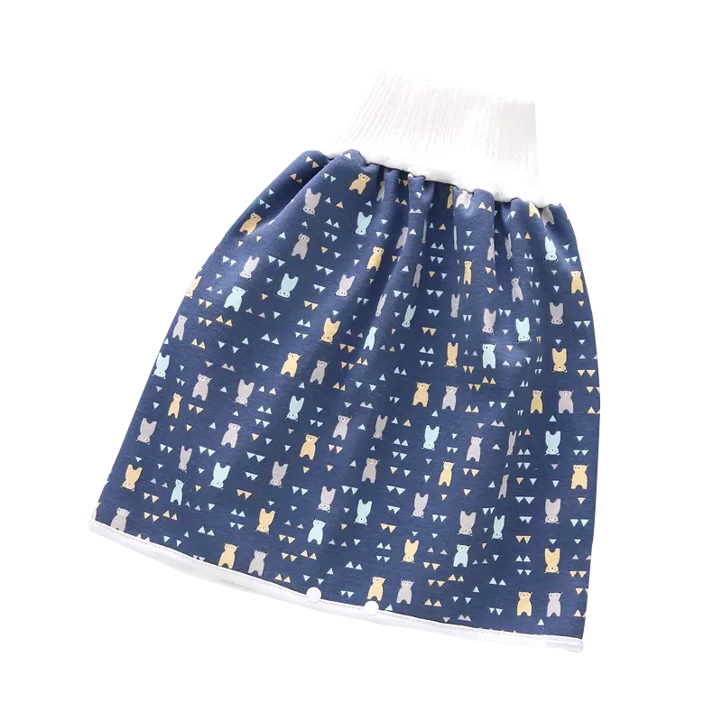 Jupe de couche-culotte en bambou Anti-fuite pour bébé, imperméable, taille haute, confortable pour enfants