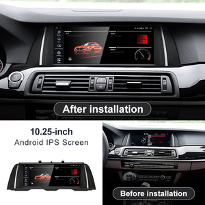 STWEI MTK8581 10.25 pouces <span class=keywords><strong>DSP</strong></span> CarPlay <span class=keywords><strong>AUTO</strong></span> 4G Android14 Autoradio GPS multimédia BMW F10 F11 Unité principale pour Bluetooth CIC 1 an Dashbo - Product Image 2
