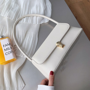 Bolso Bandolera de Lujo Huffmanx para Mujer 2025, Diseño Moderno de Color Sólido, Bolso de Hombro con Forro de PU - Product Image 6