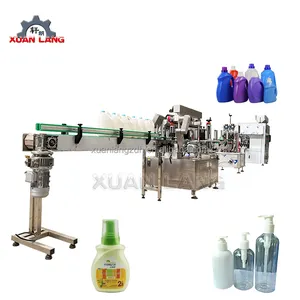 Full SUS304 material Liquid Soap Detergent Shampoo filling production line