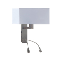 Lampe murale de chevet LED pour hôtel AC, lampe murale de salon, applique murale avec lumières de lecture LED