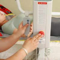 Aide à la mobilité mobile électrique réglable pour le transfert debout, pour l'hôpital et la maison, fournitures de réadaptation thérapeutique