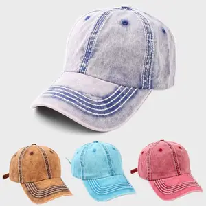 新しいファッションウォッシャブル野球帽スポーツ帽子ユニセックスカスタム野球帽高級スポーツキャップ