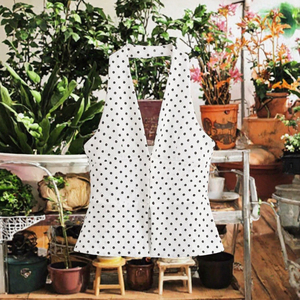 Top de verano sin mangas con cuello halter y estampado de lunares para mujer, corte ajustado y espalda descubierta - Product Image 3