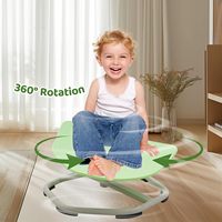 Chaise pivotante sensorielle moderne Shield pour enfants et tout-petits avec jouets sensoriels pour autistes, métal + plastique, 10 couleurs, utilisation dans la chambre à coucher et le salon