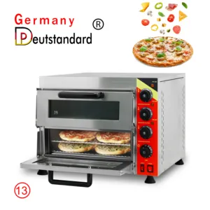 Pizza fırını elektrikli pizza yapma makinesi pizza fırını ticari ile CE