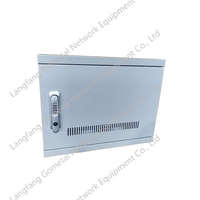 Petits supports de stockage en métal Support de serveur mural compact 4U avec porte de verrouillage par mot de passe pour commutateurs et routeurs réseau