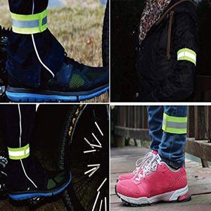 Alta visibilidad elástico reflectante brazalete pulsera banda de tobillo para la noche ciclismo - Product Image 5