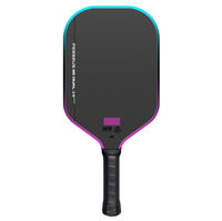 Raquette de pickleball en fibre de carbone T700, texture mate, cadre dégradé, usine transfrontalière